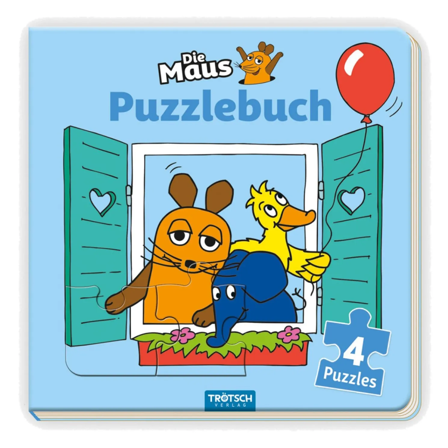 Die Maus Puzzlebuch Quadratisch