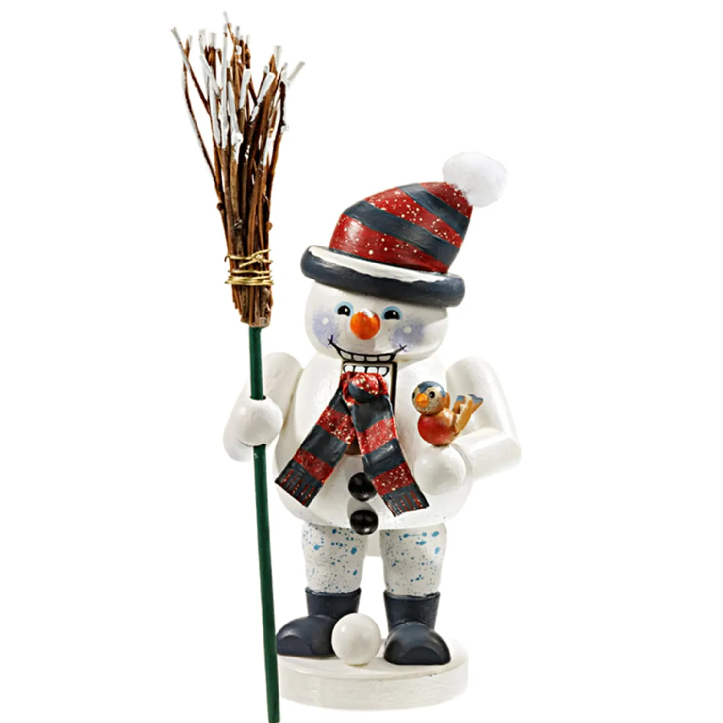 Holzknackl "Schneemann", 16Cm
