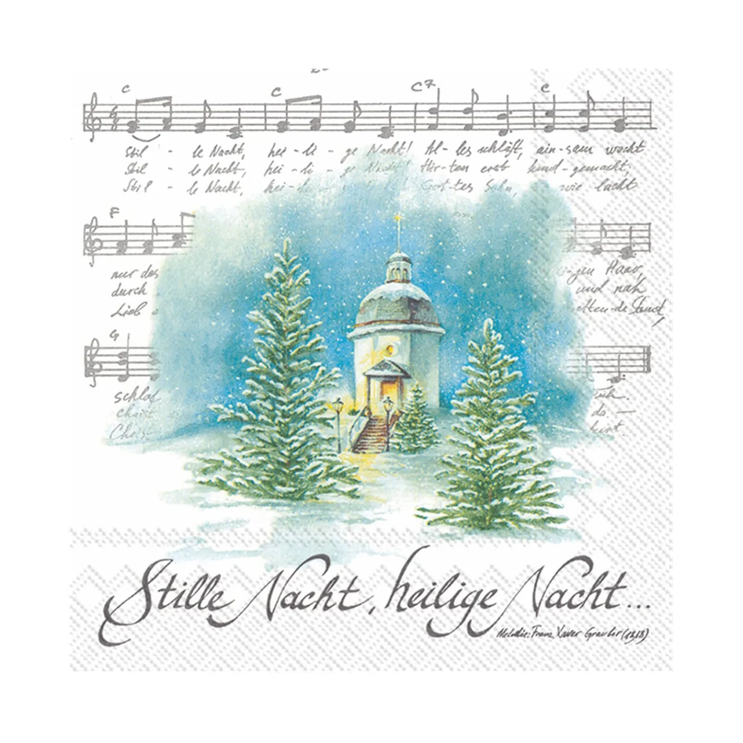 Papier-Servietten "Stille Nacht"