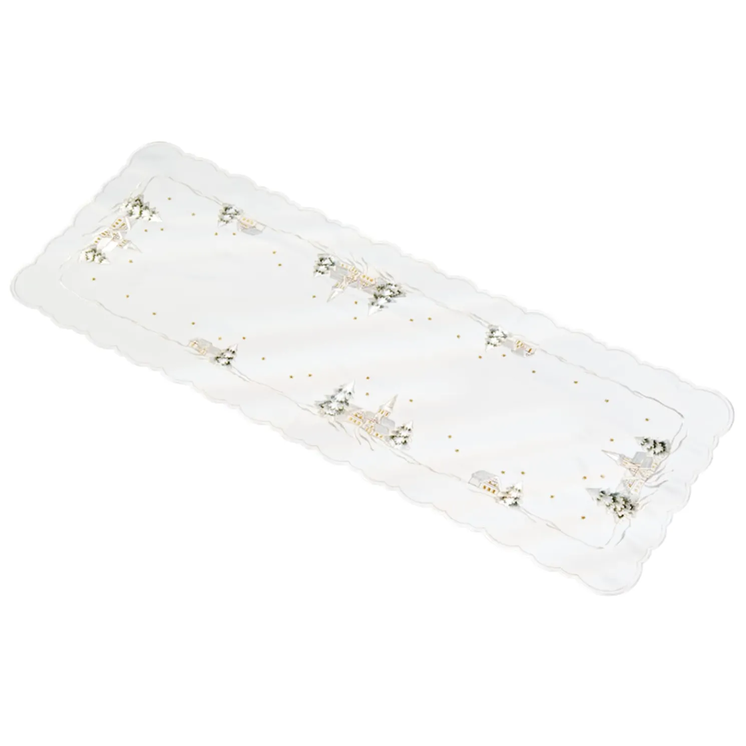 Tischlaufer "Winterdorf" 40X115 Cm